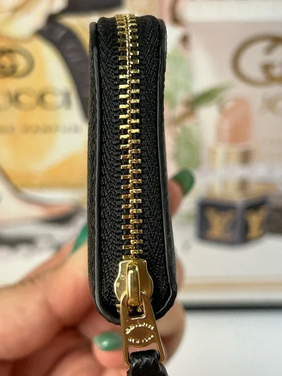 COACH Leather Zip Card Wallet 🖤 - Picture 10 of 14